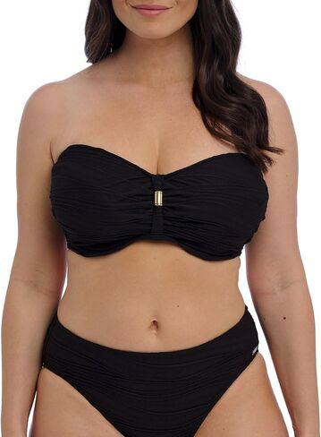 Womens Beach Waves Underwire Bandeau Bikini Top in Saudi Arabia