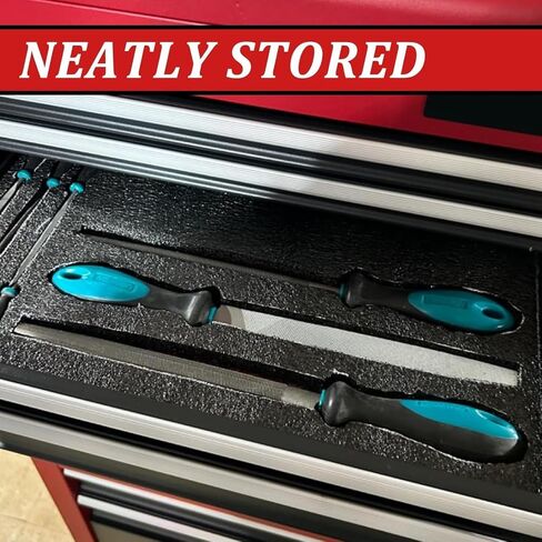 6 Pack Tool Box Foam Inserts for Cases,Tool Box Liner Polyethylene Sheets, Toolbox Kaizen Organizer and Storage Shadow 18 x 12 x 1 Inch,Red & Black (6 Foam + 1 Cutter Tool) in Saudi Arabia
