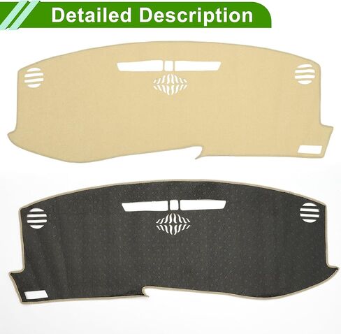 Dashboard Cover for Cadillac XT5 2016-2020 Non-Slip Interior Dash Cover Mat Polyester Silicone in Kuwait