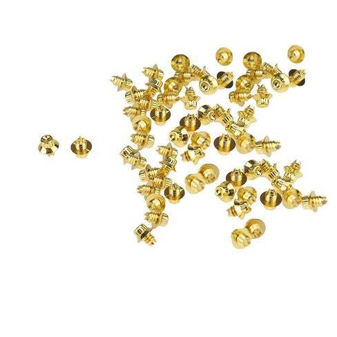 100pcs 7mm/0.28in Wheel Rivets Nuts Rim Spike Wheels Rims Lip Screw Bolt Tires ABS Plastic Alloy Studs Cap Car Styling Tunning (Chrome Silver Color 100pcs) in Saudi Arabia