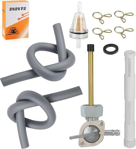 20mm X 1.5mm Fuel Valve Petcock W/Lines For Honda Super Sport 400 550 CB400F CB550K CB550F 1975-1976 16950-377-005 16950-374-671 in Kuwait