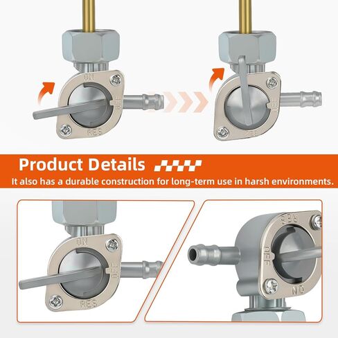 20mm X 1.5mm Fuel Valve Petcock W/Lines For Honda Super Sport 400 550 CB400F CB550K CB550F 1975-1976 16950-377-005 16950-374-671 in Kuwait