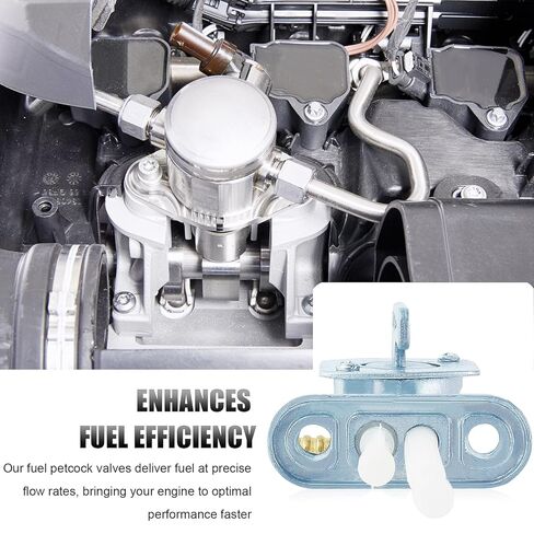 Fuel Gas Petcock Valve Tank Switch Compatible with Yamaha Warrior 350 YFM350 Wolverine 350 YFM350X Radian 600 Tri Moto 200 225 Midnight Road Star XV 1300 1600 1700 Virago 750 V-Star 650 1100 in Kuwait