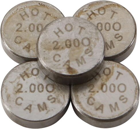 Hot Cams 5 Pack 7.48mm x 2.00mm Valve Shim Kits 5PK748200 متوافق مع/استبدال لهوندا CRF 150 R 2007-16، Kawasaki KX 250 F 2004-15، سوزوكي RMZ 250 2004-16، Yamaha WR 250 F 2001-16 in Kuwait