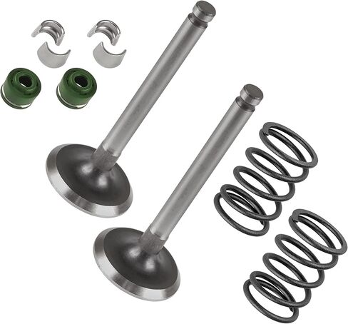 Caltric 2x Exhaust Valve Kit compatible with Kawasaki Mule 3000 KAF620G 2007-2008/12005-2093 in Kuwait