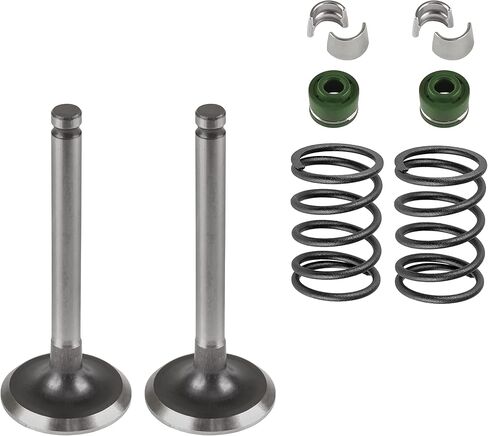 Caltric 2x Exhaust Valve Kit compatible with Kawasaki Mule 3000 KAF620G 2007-2008/12005-2093 in Kuwait