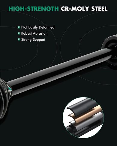 SCITOO Front Right CV Axle Drive Shaft Assembly Fit For Fiat 500 1.4L l4 2015-2017,For Fiat 500 1.4L l4 2012-2014 66-3825 AT in Kuwait