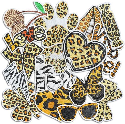 Kawaii Girly Iron On Patches, Cute Embroidery Applique Patch, DIY Decorative Heat Press Patches for Clothing Backpacks Hats Jeans Jackets Bags (Cute04 18 Pcs) in Saudi Arabia