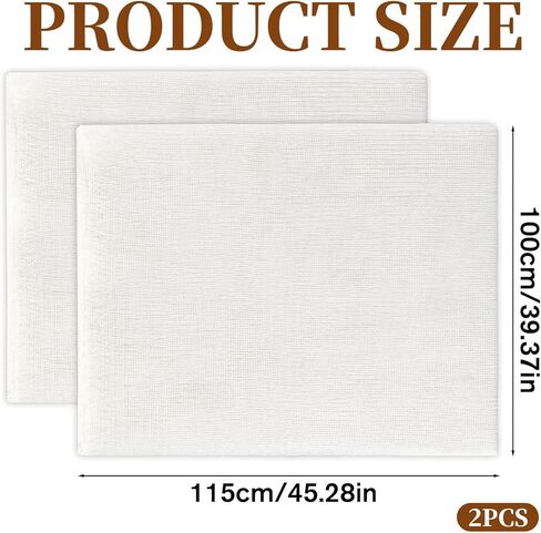 Book Binding Cloth, 2Pcs 39x45 Inches Book Cloth for Book Making Bookbinding Mull Bookbinding Supplies for Old Books Repairing Binding in Kuwait