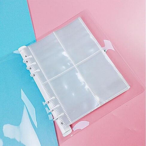 10pcs A5 Binder Sleeves, 1P 2P 4P Photo Album Binder Refill Inner Cards, Photocard, Photocard Sleeves, Photo Album Refill for Pages, Pocket Ring Binder, Plastic Photo Page Protector in Kuwait