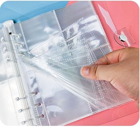 10pcs A5 Binder Sleeves, 1P 2P 4P Photo Album Binder Refill Inner Cards, Photocard, Photocard Sleeves, Photo Album Refill for Pages, Pocket Ring Binder, Plastic Photo Page Protector in Kuwait