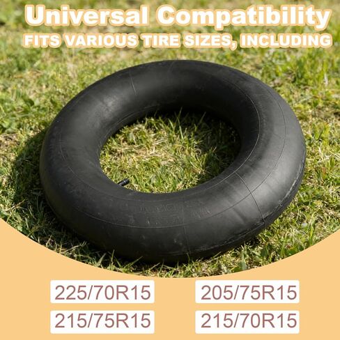 2 Pack 205/75R15 Heavy-Duty Inner Tubes with TR13 Short Rubber Valve Stems for, 215/75R15, 215/70R15 and 225/70R15 KR14/15 Tires in Saudi Arabia