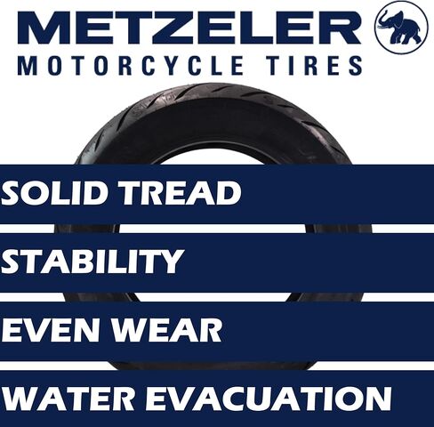 Metzeler Cruisetec MU85B16 77H TL V-Twin Motorcycle Rear Tire - Performance Perfected for Cruiser, Custom & Heavy Tourers w/Enhanced Handling & Comfort - with Keychain in Saudi Arabia