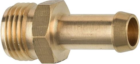 Brass Fuel Connector, 3/8 Hose, Male (5/8-18 Inverted), 1/Bag in Saudi Arabia
