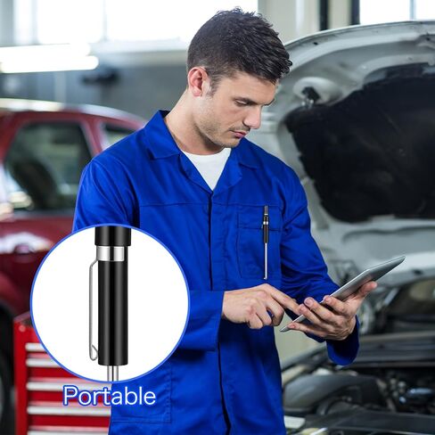 Sibba Brake Pad Thickness Gauge Professional Brakes Measuring Tool with Scale for Internal & External Brake Pads Automotive Brakes Pad Tester & Detection Pen Compatible for All Cars on The Market in Kuwait