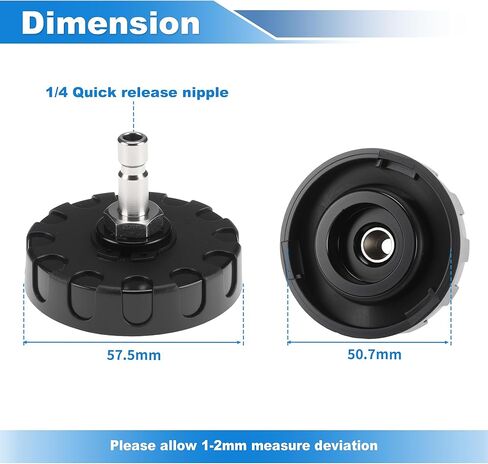 50.7mm Master Cylinder Bleeder Adapter for Mitsubishi for Nissan for Subaru for Chrysler for Dodge for Ford for Lincoln, for 3L Manual Brake Fluid Bleeder Kit Three Tab Lock in Saudi Arabia