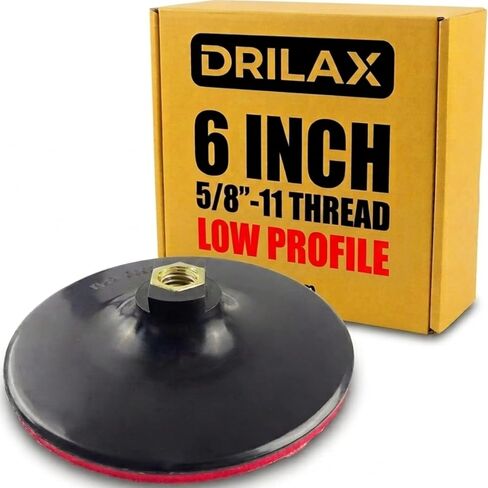 Angle Grinder Sanding Pad 3 inch Flexible Backer Pad Hook and Loop Backing 5/8-11 Threaded Arbor Buffing Polishing Sanding Napping Disc Pad Backer Pad 3'' Backing Plate Compatible with Dewalt in Saudi Arabia