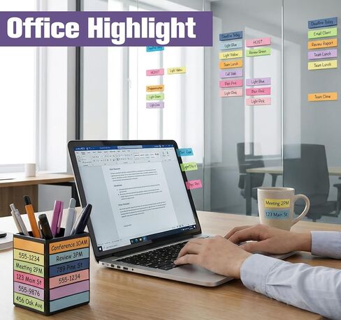 2 x 2 in Small Sticky Notes,24 Pcs Super Sticky Note Pads 50 x 50mm,2400 Sheets Colorful Posted Notes,100 Sheets/Pad Mini Self-Stick Notes for Post for School,Offices & Home,12 Color Sticky Pads in Saudi Arabia