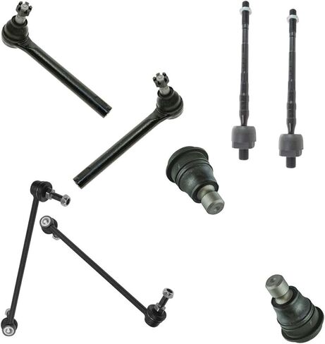 Suspension Kit Tie Rod Ball Joint Sway Bar Set Front Left Right Lower 8pcs for Nissan for Murano 3.5L 2005-2007 Sealed in Saudi Arabia