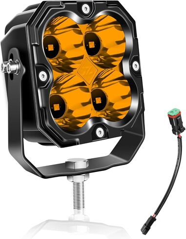 AUXTINGS 40 بوصة 180 واط شريط إضاءة LED كهرماني مع أسلاك DT، شعاع مستقيم منحني قابل للتعديل على الطرق الوعرة 4X4 مصابيح ضباب للقيادة مقاومة للماء لمركبة 12 فولت 24 فولت 4WD سيارة UTV SUV شاحنة جرار مقطورة in Kuwait