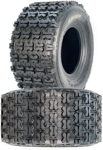 PeakPursuit 2-Pack 20x11-9 ATV UTV Tires - All-Terrain Sand Mud Trail Off-Road Tires for ATV, UTV, Side-By-Side - Heavy-Duty 6 PR Tubeless & Deep Tread, Fit 9" Rims in Saudi Arabia