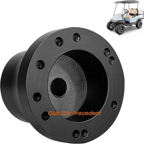 10L0L Golf Cart Steering Wheel Adapter for Club Car Precedent/Tempo and Onward, Black in Saudi Arabia