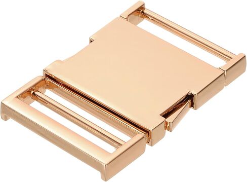 uxcell Metal Quick Side Release Buckle, Collar Buckles Clip Flat Webbing Backpack Buckle for Leather Strap in Kuwait