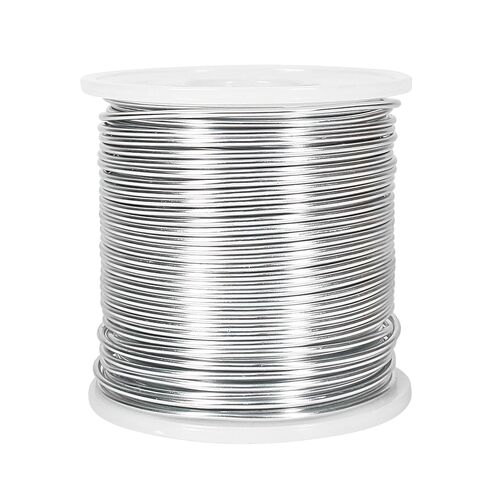 Tenn Well Jewelry Wire, 26 Gauge Copper Craft Wire, 328 Feet 0.4mm Bendable Metal Wire for Jewelry Making, Sculpting, Floral Making, Wreath Making, Crafting, Christmas Ornaments (Silver Color) in Kuwait