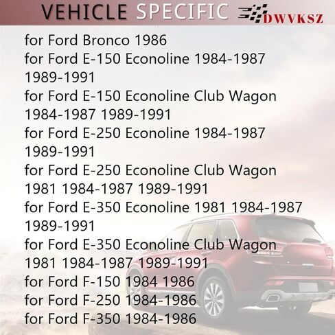 1x خرطوم سخان HVAC يستبدل # E87616، E86078 للسخان إلى الأنابيب لـ Ford E-350 Econoline 7.5L 1981 1984 1985 1986 1987 1989 1990، لـ E-150 Econoline 5.0L 1984 1985 1986 1987 1989 1990 in Kuwait