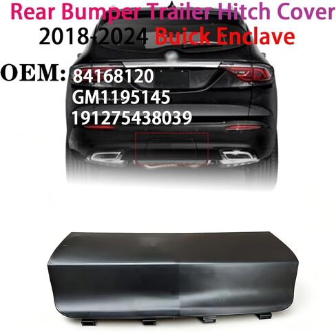 Rear Bumper Trailer Hitch Cover GM1195145 Compatible for Buick Enclave 2018-2024 84168120 Lower Towing Hook Panel in Saudi Arabia