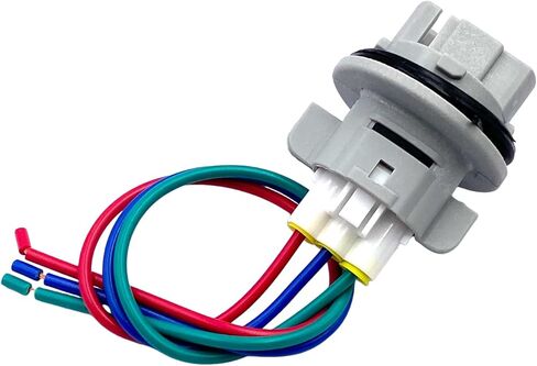2 Pcs 34301-S3V-A11 Front Signal Lights Sockets with 3-Wire Pigtail Harness Compatible with Honda Fit Civic Element Ridgeline Insight Acura ZDX MDX Replaces# 34301S3VA11 in Kuwait