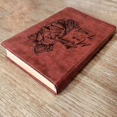 Personalized Bible for Men, ESV Large Print Thinline Bible, Custom Engraved Name, Man of Faith Design, Baptism Gift, Christian Gift for him in Saudi Arabia