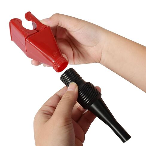 Retractable Fuel Funnel 4PCS, Durable & Foldable Design, Use for Discharging Gasoline, Diesel or Other Liquids from Trucks and Car Motorcycle，Oil Change Accessories. in Saudi Arabia