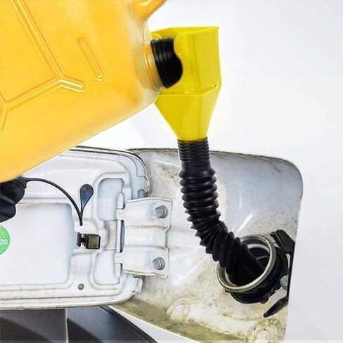 Retractable Fuel Funnel 4PCS, Durable & Foldable Design, Use for Discharging Gasoline, Diesel or Other Liquids from Trucks and Car Motorcycle，Oil Change Accessories. in Saudi Arabia