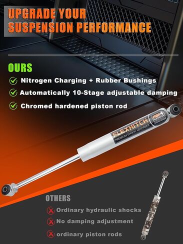 0-3.5" Rear Shocks for 2009-2026 F150 4WD/RWD, Designed for Lifted f150, Off-Road Suspension Upgrade Restores Proper Shock Travel & Enhances Ride Comfort in Saudi Arabia