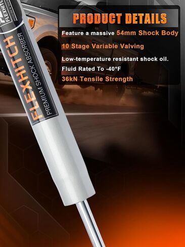 0-3.5" Rear Shocks for 2009-2026 F150 4WD/RWD, Designed for Lifted f150, Off-Road Suspension Upgrade Restores Proper Shock Travel & Enhances Ride Comfort in Saudi Arabia