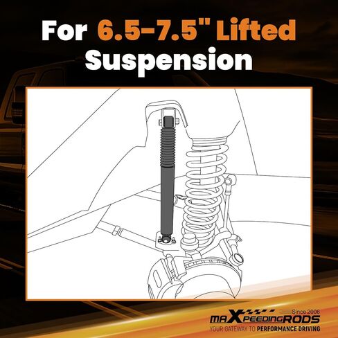 صدمات أمامية للرفع مقاس 6.5-7.5 بوصة من maXpeedingrods لسيارة Ford F-250 F-350 Super Duty 1999-2004 4WD، إصدار G1 in Kuwait