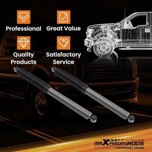 صدمات أمامية للرفع مقاس 6.5-7.5 بوصة من maXpeedingrods لسيارة Ford F-250 F-350 Super Duty 1999-2004 4WD، إصدار G1 in Kuwait