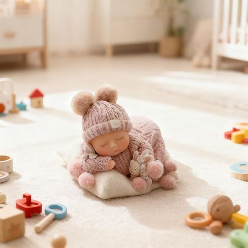 Sleeping Baby Candle Mold, Baby Shower Chocolate Silicone Molds for Candle Making, Epoxy Resin Casting Molds for Handmade DIY Soap & Party Cake Candy Home Desk Decor Craft Supplies in Saudi Arabia