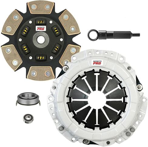 طقم القابض ClutchMaxPRO Performance Stage 3 متوافق مع 1989-1998 Geo Tracker Asuna sunrunner Chevy Tracker Ponitac Sunrunner سوزوكي Sidekick X-90 1.6L 1.8L (CP04137HDC-ST3) in Kuwait