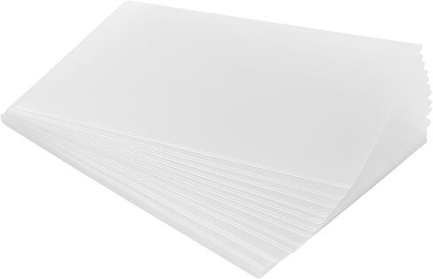 20 PCS Rigid Print Protectors, 11 x 17 inch Clear Top Loading Plastic Menu Document Sleeves for Art Print, Photos, Posters in Saudi Arabia