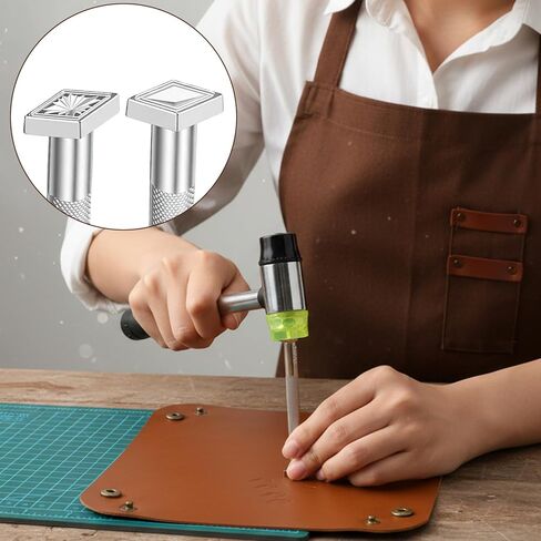 Leather Stamps, 2 Pack Professional Leather Stamping Tools for Working Craft (84-18+87-38) in Saudi Arabia