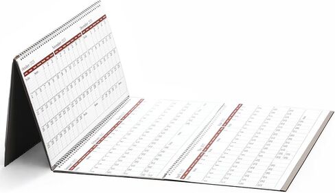 Motiskyy 2026-2029 Yearly Wall Calendar 3-month Calendar Yearly Planner Quarterly Move a Page Rolling 12 Months Julian Date July 2026 to December 2029 Plan Big Goals 36" x 17" in Kuwait