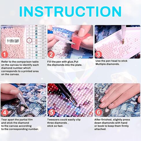 CYNART Cute Diamond Art Kits for Adults Beginners, 5D Diamond Painting Kits Crafts for Teens, DIY Gem Arts and Crafts for Girls Gift 12x16 Inch in Kuwait