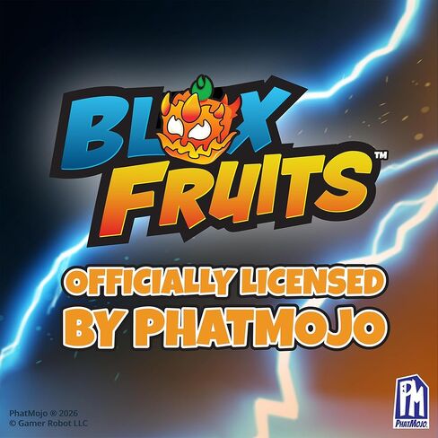 Blox Fruits - Gas Fruit Storage Case Bundle - Series 3 - Plush Toys, Minifigures, Poster - Includes DLC Code Redeemable on Roblox - Officially Licensed Collector Set by PhatMojo in Saudi Arabia