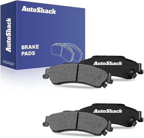 مجموعة وسادات الفرامل الخلفية من السيراميك من AutoShack لسيارة شيفروليه وجي إم سي وأولدزموبيل، S10 1998-2004 بليزر 1997-2005 سونوما 1998-2004 جيمي 1997-2005 برافادا 1997-2001، 4WD RWD AWD FWD L4 2.2L V6 4.3L in Kuwait