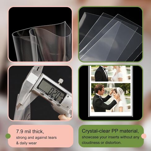 Clear Bookmark Sleeves 100 Pcs Plastic Blank Photobooth Frames 2x6 Bookmark Sleeves Bookmark Cover Holder for Reading DIY Projects Party Favor Gift Tag in Kuwait