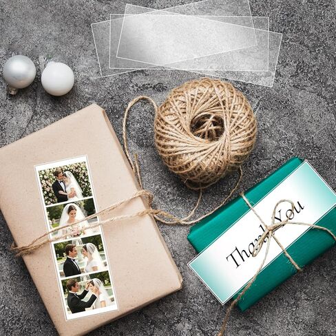 Clear Bookmark Sleeves 100 Pcs Plastic Blank Photobooth Frames 2x6 Bookmark Sleeves Bookmark Cover Holder for Reading DIY Projects Party Favor Gift Tag in Kuwait