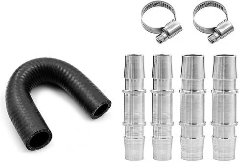 Car Engine Heater Core Bypass Kit, OEM# 626-001 Vehicle Engine Heating Core Bypass Kit With 5/8" & 3/4" Hose, Automotive Replacement, Compatible with Most Common Heater Hoses in Kuwait