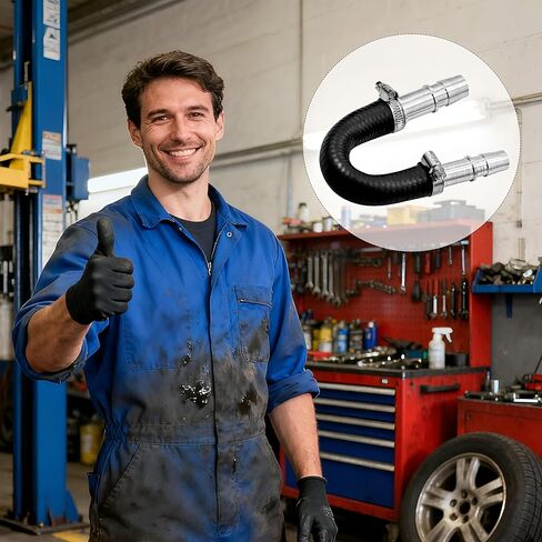 Car Engine Heater Core Bypass Kit, OEM# 626-001 Vehicle Engine Heating Core Bypass Kit With 5/8" & 3/4" Hose, Automotive Replacement, Compatible with Most Common Heater Hoses in Kuwait